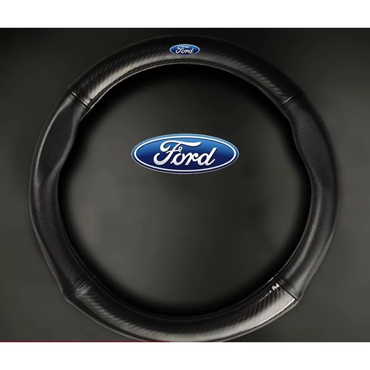 FORD, Bọc vô lăng cacbon có logo FORD - loại xịn