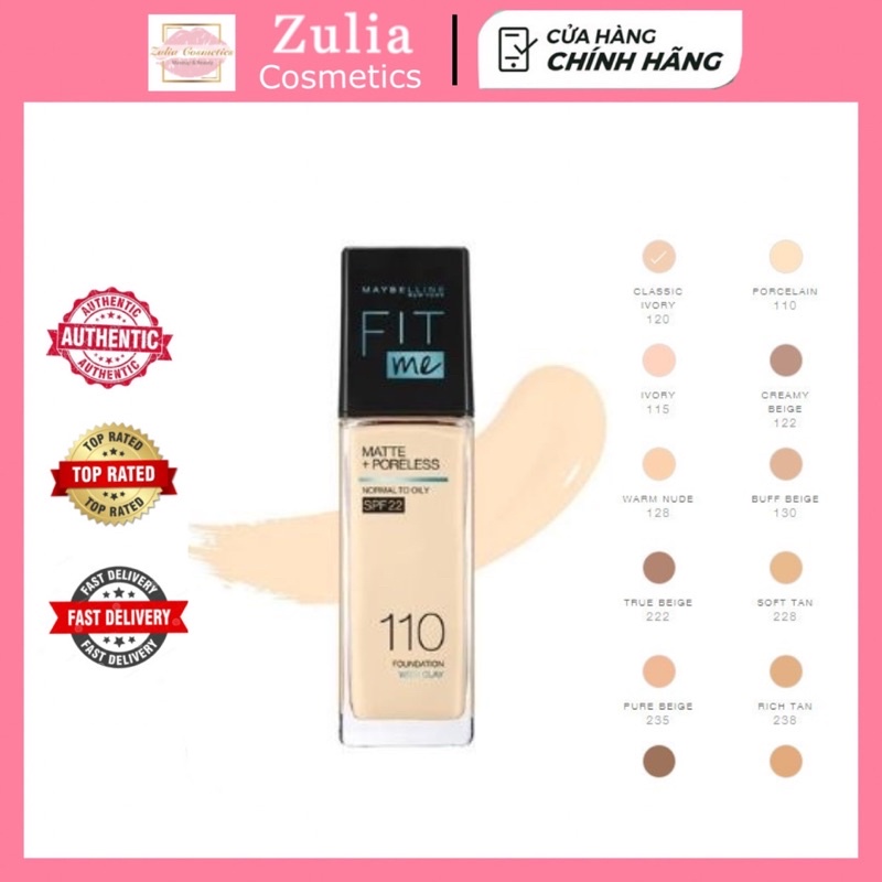 [FREE SHIP] Kem Nền Maybelline Fit Me