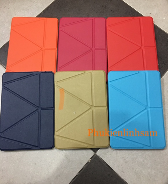 Bao da gập tam giác IPad mini 1/2/3 lưng dẻo silicon bảo vệ máy siêu tốt ( Nhiều màu ) | BigBuy360 - bigbuy360.vn