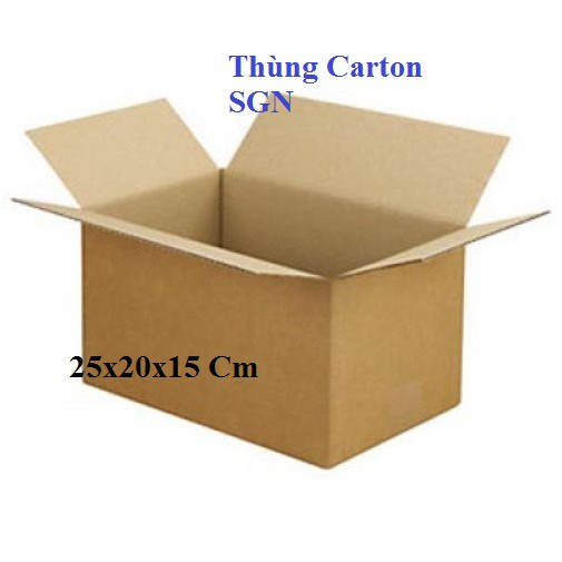 Combo 20 Thùng Carton 25x20x15 (Hộp Carton)