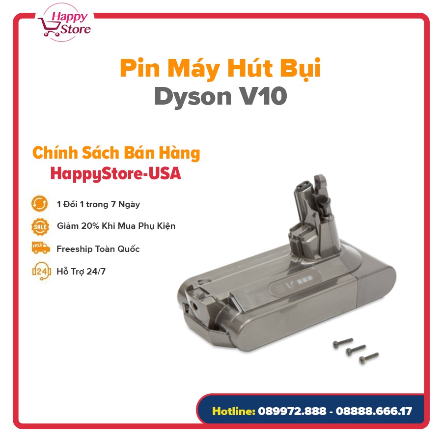 Pin Sạc Máy Hút Bụi Dyson V10 Battery - Hàng Chính Hãng