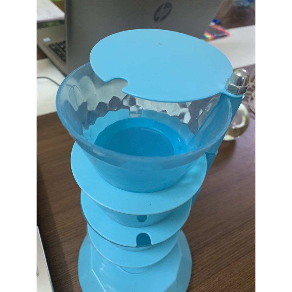 Kệ đựng gia vị nhà bếp thông minh 4 tầng, khay xoay đa năng có nắp đậy | BigBuy360 - bigbuy360.vn