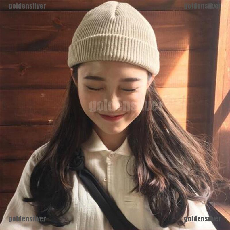 Mũ Beanie Giữ Ấm Mùa Đông Có Gân Dành Cho Nam Nữ
