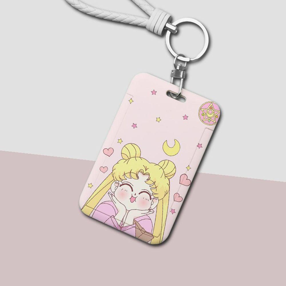 Vỏ Bọc Chìa Khóa / Thẻ Họa Tiết Thủy Thủ Mặt Trăng Lấp Lánh