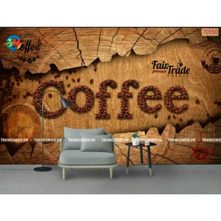 tranh 3d trang trí quán cafe