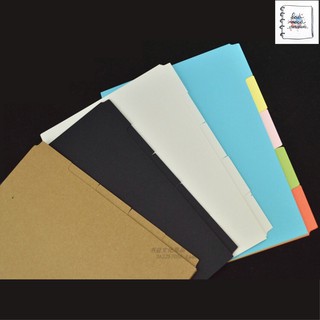 SET 5 TAB PHÂN TRANG CHO SỔ CÒNG A5 A6 B5 A4