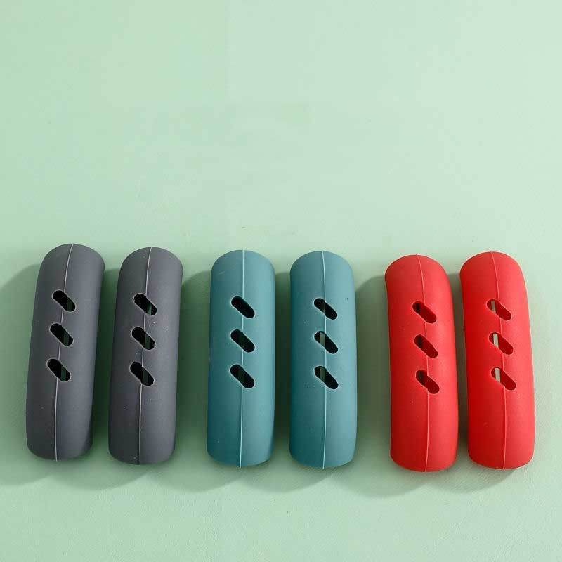 Vỏ Bọc Tay Cầm Nồi/ Chảo Bằng Silicon Chịu Nhiệt Độ Cao Chống Bỏng