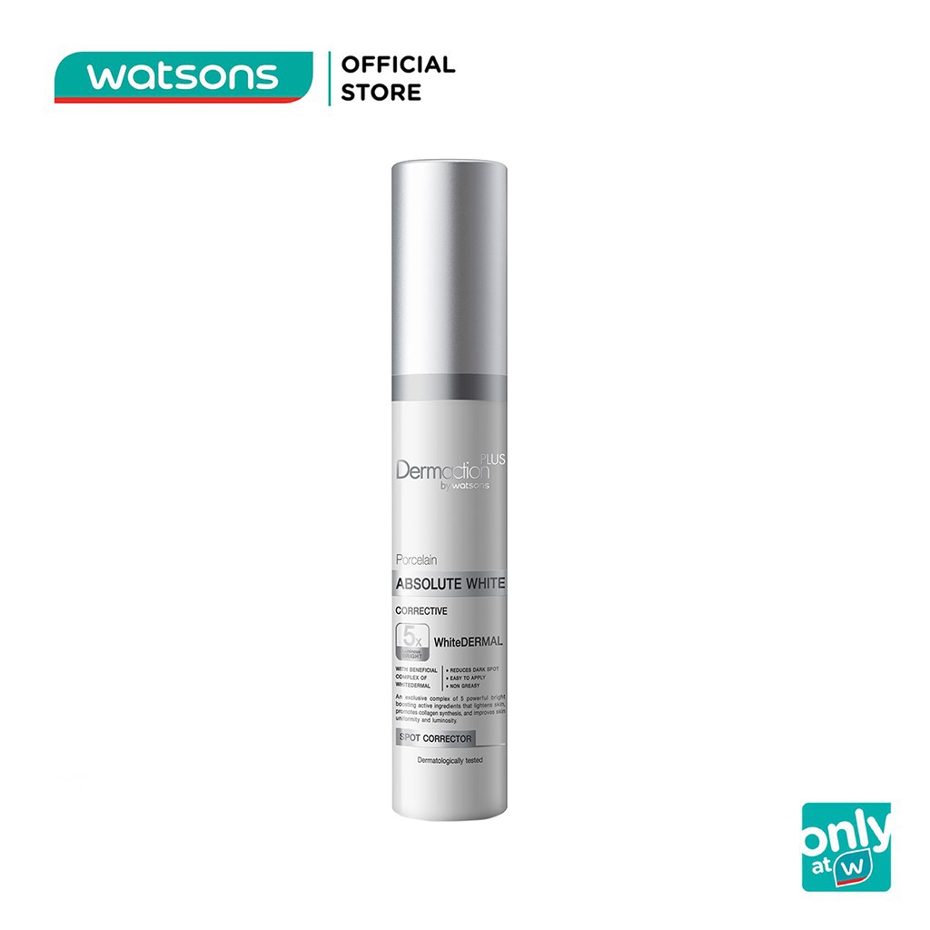 Tinh Chất Giảm Mụn Mờ Thâm Dermaction Plus By Watsons Absolute White Corrective Spot Corrector 8ml