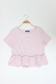 Áo sơ mi thô dáng babydoll