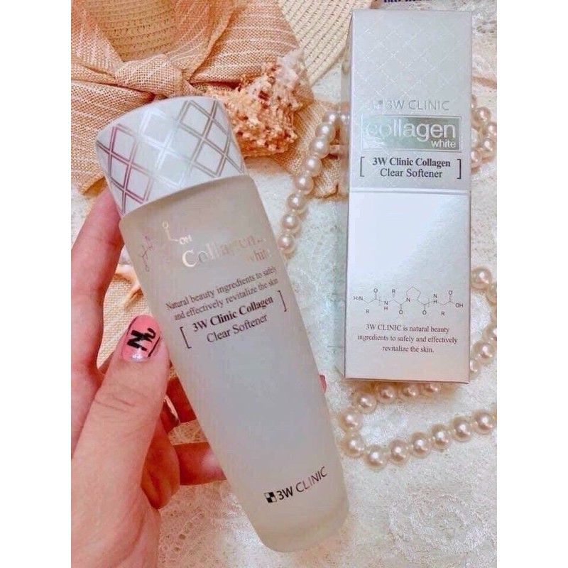 TONER 3W CLINIC COLLAGEN WHITE CLEAR SOFTENER