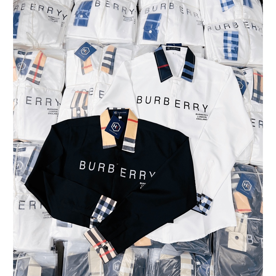 ÁO SƠ MI NAM CỔ PHỐI SỌC BUPBERY VẢI POLO CÁ SÂ.U MỀM MỊN MÁT KHÔNG NHĂN HÌNH SHOP CHỤP THẬT BAO ĐỔI TRẢ HV