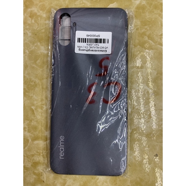 Bộ vỏ realme C3 ( Bộ gồm lưng, sườn, phím kính camera )