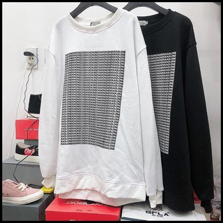 Áo sweater In chữ nhiều