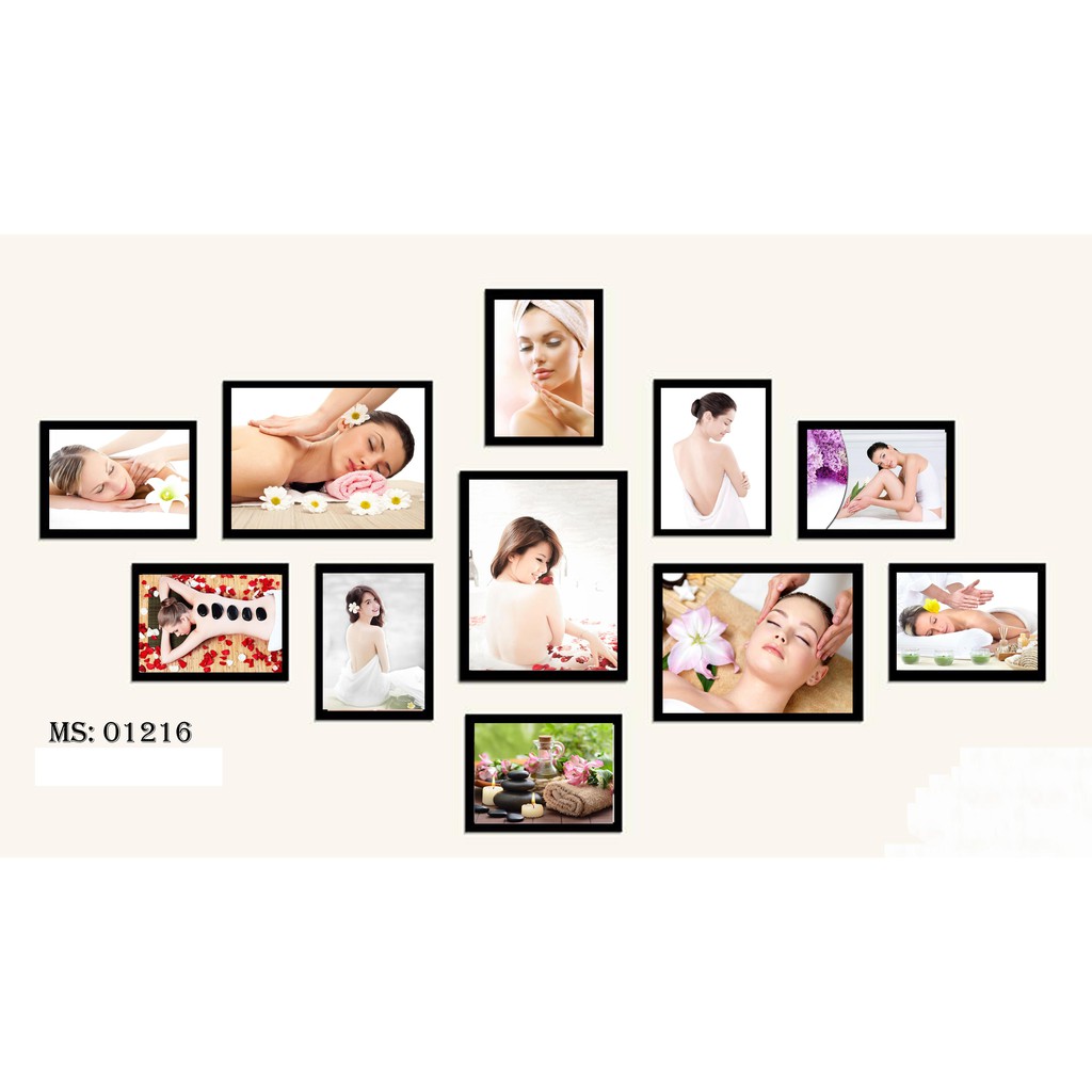 Bộ 11 Khung Ảnh phun xăm -nail -spa - miễn phí in ảnh | BigBuy360 - bigbuy360.vn