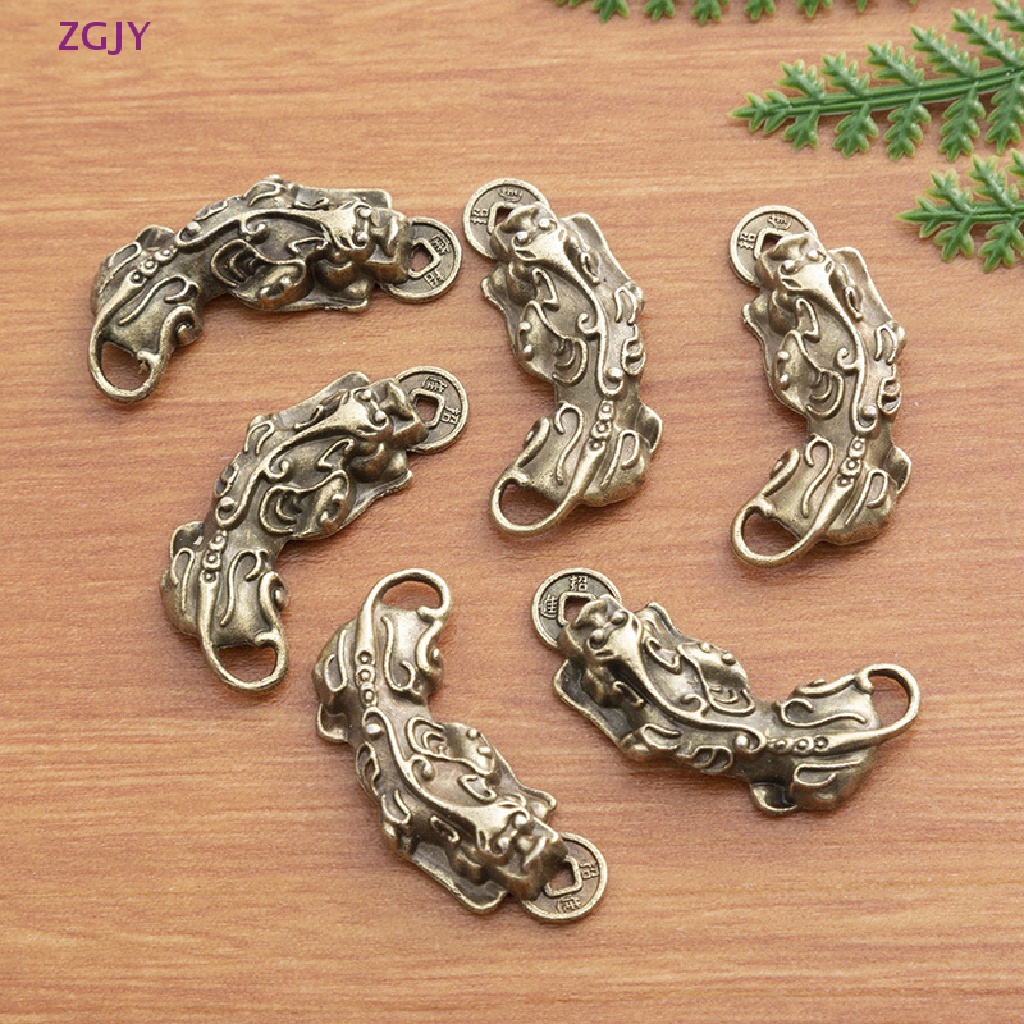 Móc Khóa May Mắn Bằng Đồng Thau Kiểu Dáng Sang Trọng Mới