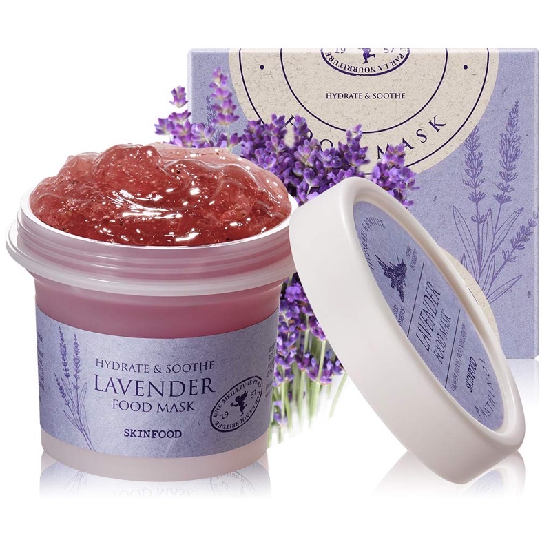 [MỚI] Mặt nạ tẩy tế bào chết, dưỡng mềm mịn da Skinfood Lavender Food Mask 120g