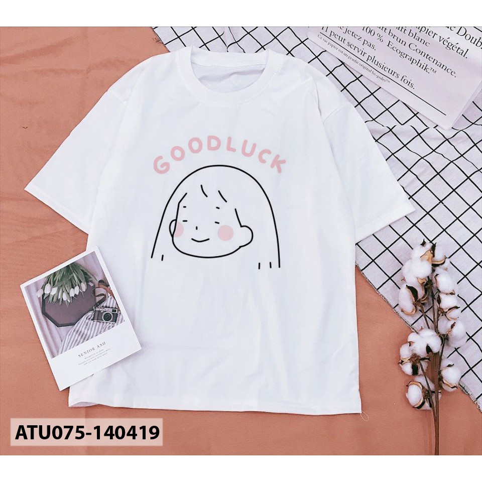 ÁO THUN CÁ TÍNH CÔ GÁI GOOD LUCK [SẢN PHẨM ĐỘC QUYỂN CỦA ÁO THUN UNISEX - KPOP]