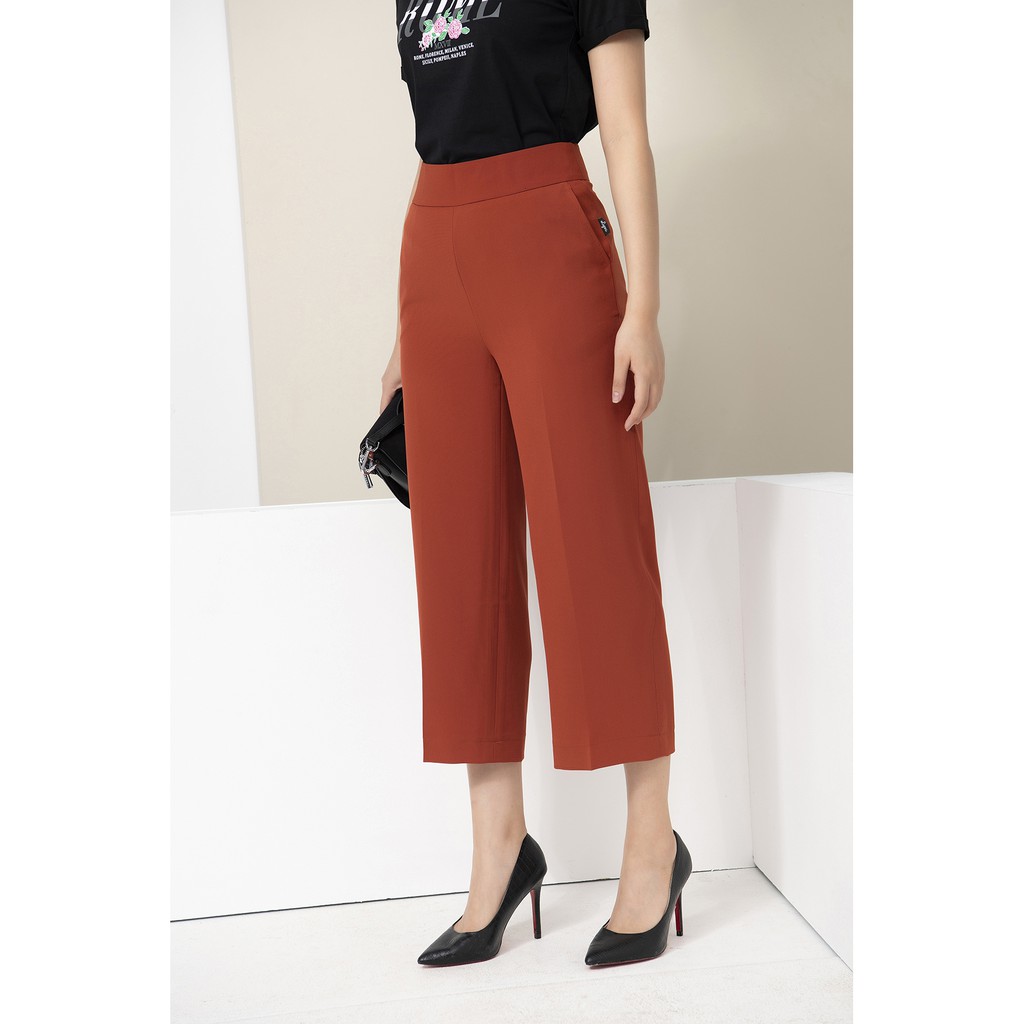 [CHÍNH HÃNG SALE KHỦNG] Quần suông Luperi ống rộng dáng lửng khóa sườn vải đũi Hàn không nhăn siêu đẹp mịn mát LFQD2100