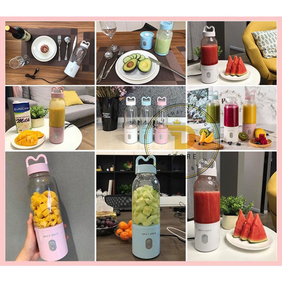 [ BH 12 THÁNG] Máy Xay Sinh Tố Cầm Tay Meet Juice | Xay Sinh Tố Cực Nhanh | Lỗi Đổi Mới 30 Ngày Đầu Tiên | BigBuy360 - bigbuy360.vn