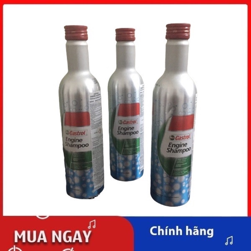 Chính hãng Castrol Dung dịch súc rửa động cơ ô tô máy xăng và máy dầu diesel Castrol Engine Shampoo 300ml