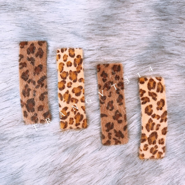 (SALE SỐC) Kẹp tóc da beo