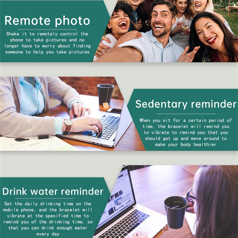 Đồng Hồ Thông Minh FD68 Kết Nối Bluetooth Theo Dõi Sức Khỏe Kèm Phụ Kiện