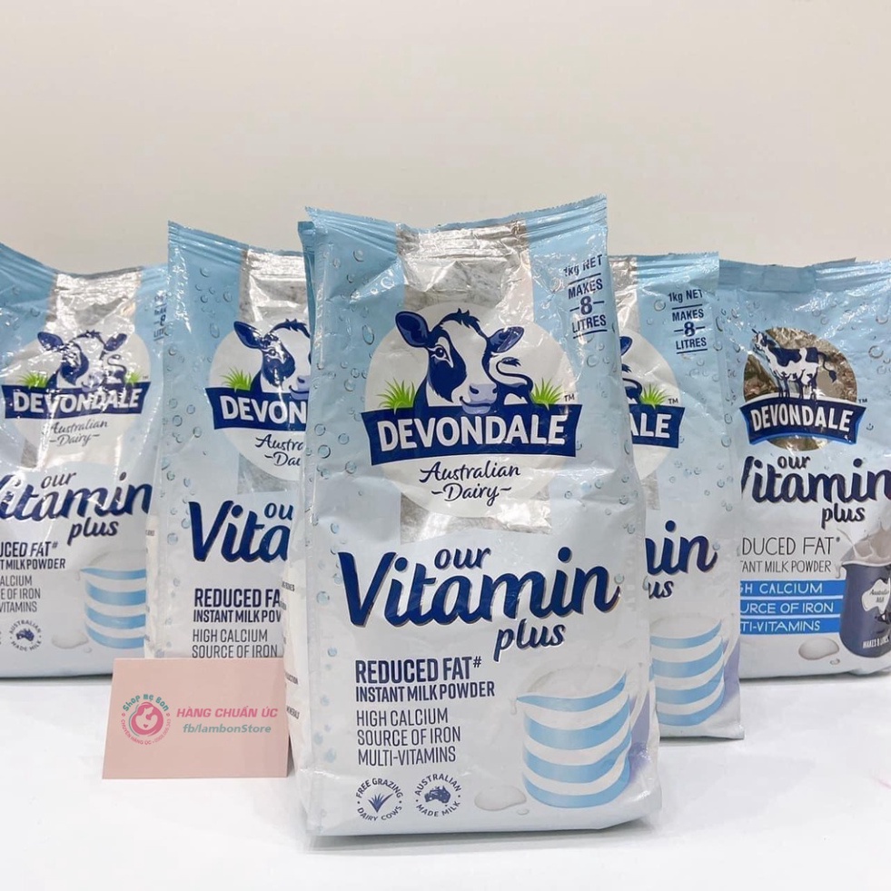 Sữa tươi dạng bột Devondale Our Vitamin Plus gói 1kg