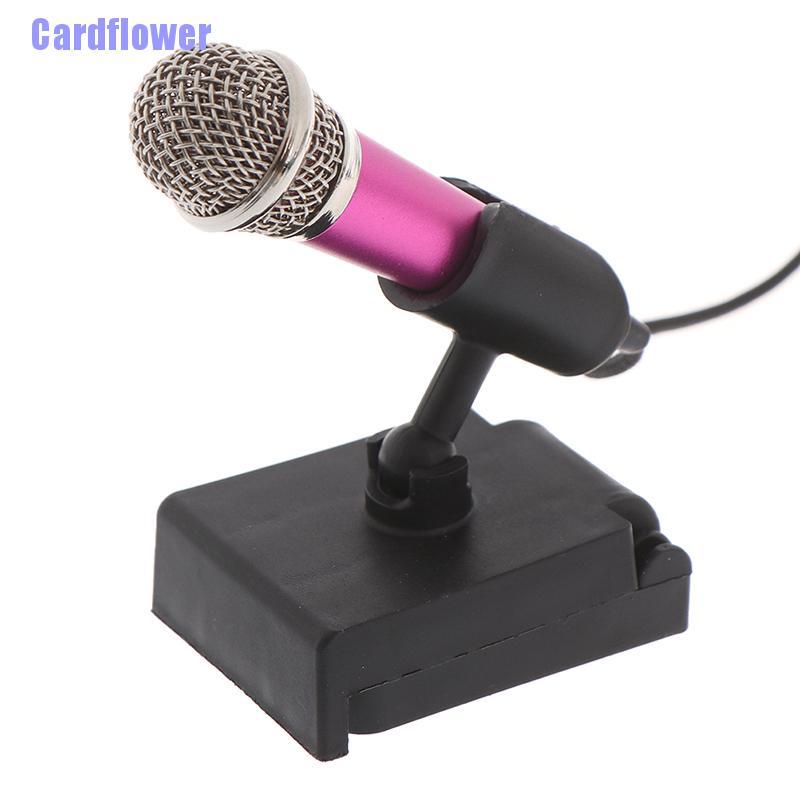 Micro Hát Karaoke Mini Giắc Cắm 3.5mm Cho Điện Thoại Pc