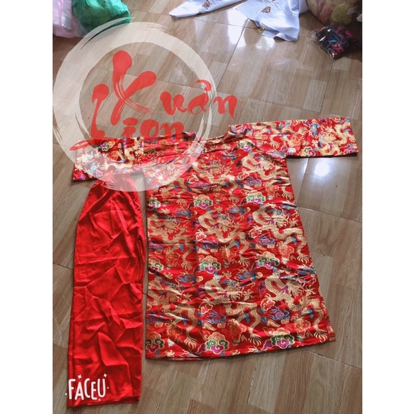 Áo dài ông địa múa trung thu