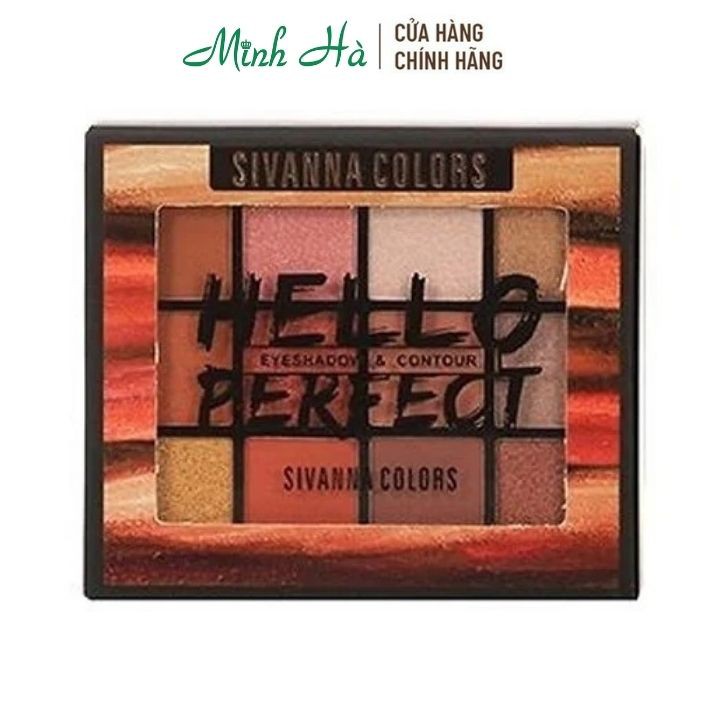 Phấn mắt , tạo khối hai tầng Sivanna Colors Hello Perfect Eyeshadow & Contour HF5016
