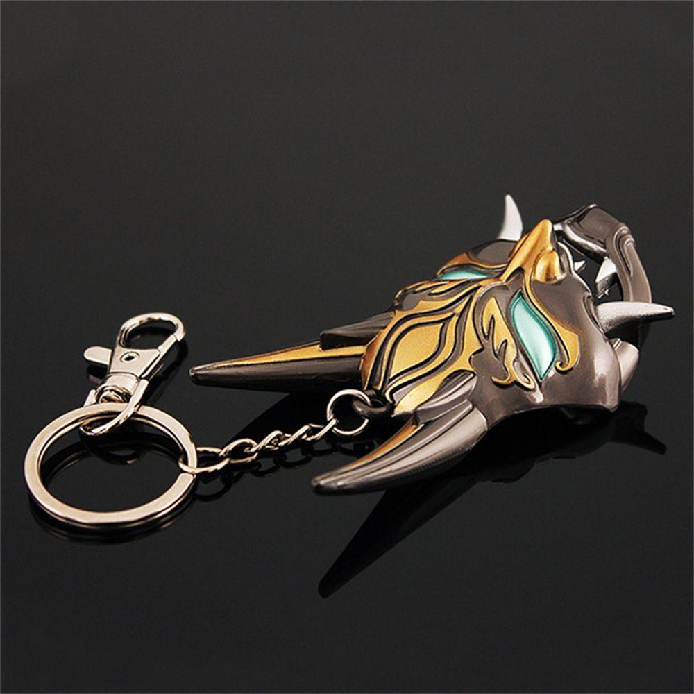 DARNELL Móc Khóa Hình Mặt Nạ Va Chạm Hóa Trang Độc Đáo