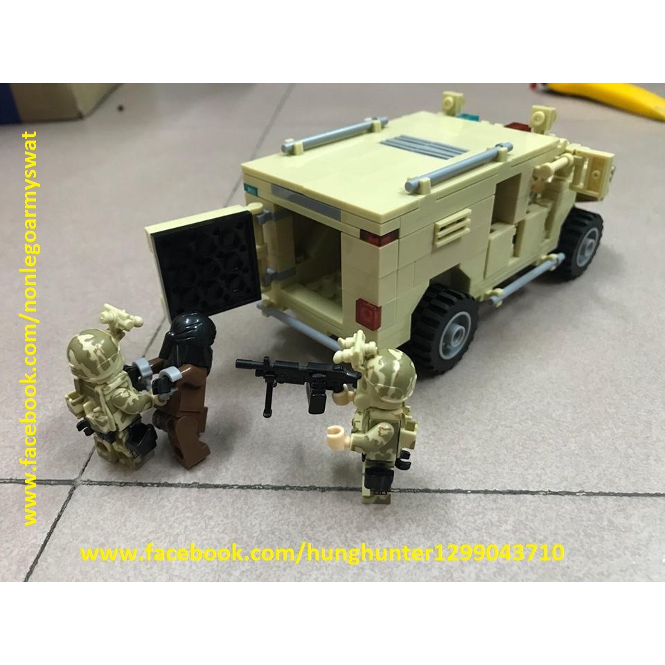 Lego Army Military MOC : các chủng loại xe quân sự , SWAT