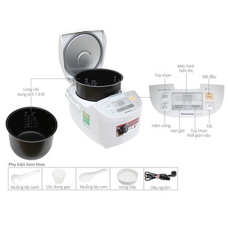 Nồi cơm điện tử Panasonic SR-ZE185WRA (1.8l)