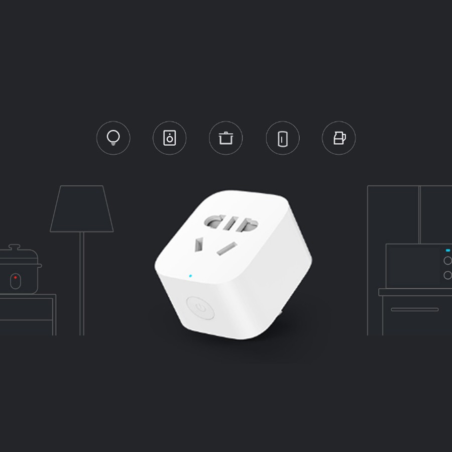 Ổ Cắm Kết Nối Wifi Thông Minh Cho Điện Thoại Xiaomi Mijia