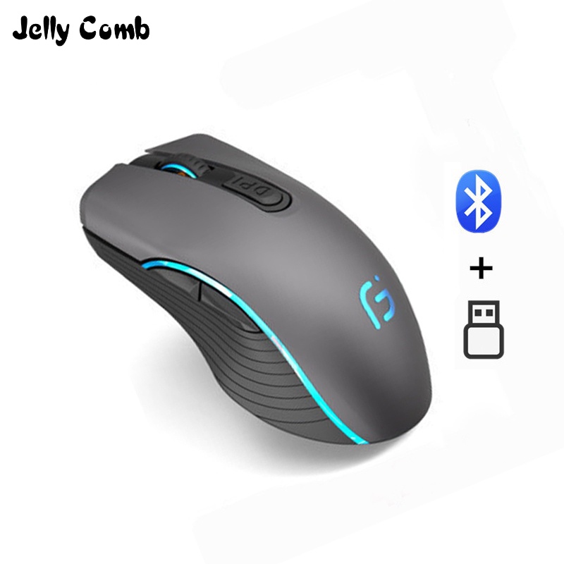 Chuột không dây Kết Nối Bluetooth 2400DPI Có Thể Sạc Lại Dùng Để Chơi Game