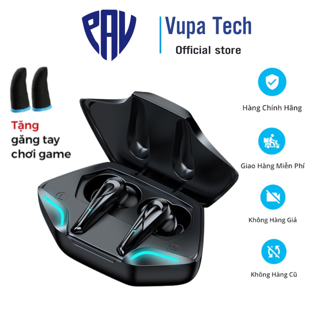 Tai Nghe Gaming Apro366 Tws Bluetooth 5.0 - Không Dây Có Mic Với Độ Trễ Thấp - bản quốc tế 2022 chính hãng Vupa Tech