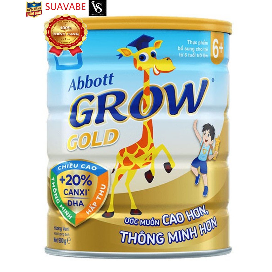 Sữa bột Abbott Grow Gold 6+ 900g