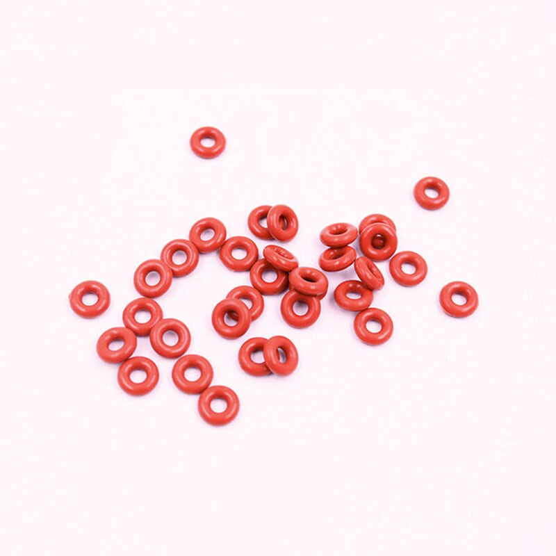 10 CÁI / Lô Vòng đệm cao su silicon màu đỏ VMQ CS 1,8mm Độ dày ID4,5 / 4,87 / 5 / 5,15 / 5,3 / 5,6 / 6 * 1,8mm Vòng đệm cao su chữ O Bảo vệ môi trường Cách nhiệt chống thấm Không độc hại Hấp thụ sốc
