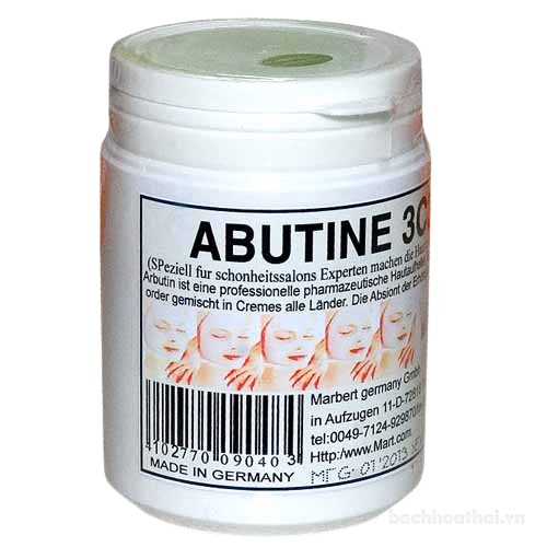 Hũ 200g bột ƙích trắŉg Abutine 3C3