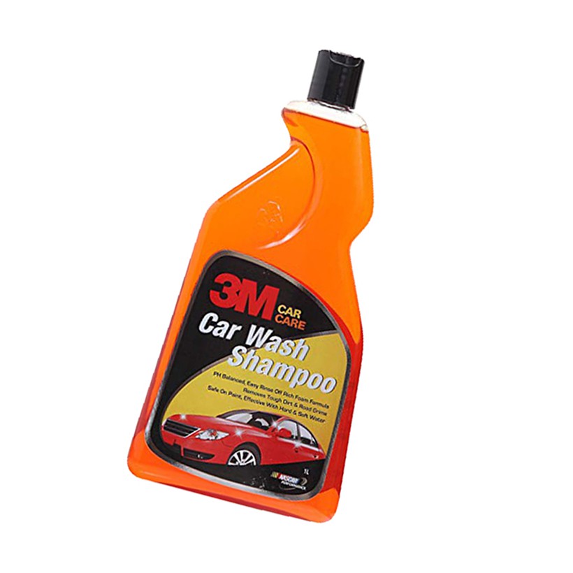 [ Tặng khăn lau cao cấp] Xà Bông Rửa Xe 3M Car Wash Shampoo 1L, Tỷ lệ pha 1:80