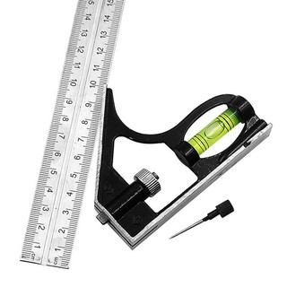 Thước đo góc đa năng 45 độ 90 độ tích hợp thủy cân