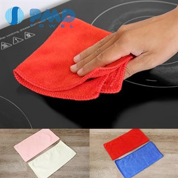 10 Khăn lau Microfiber đa năng siêu thấm hút mềm không gây trầy xước vật dụng khán khuẩn chống cháy nổ