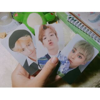 Ảnh goods  Card offical album Bloming day Universe EXO BAEKHYUN SUHO XIUMIN
