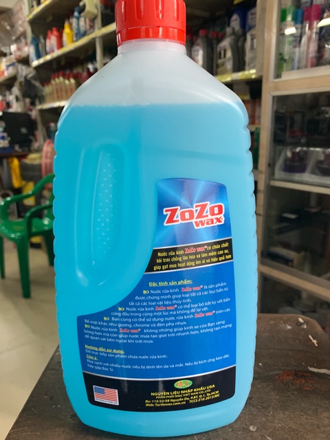 NƯỚC RỬA KÍNH ZOZO WAX 2L