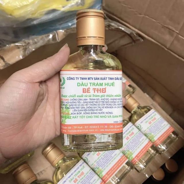 Dầu tràm cho bé