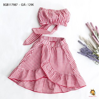 Sét váy kẻ bé gái.Oanh87