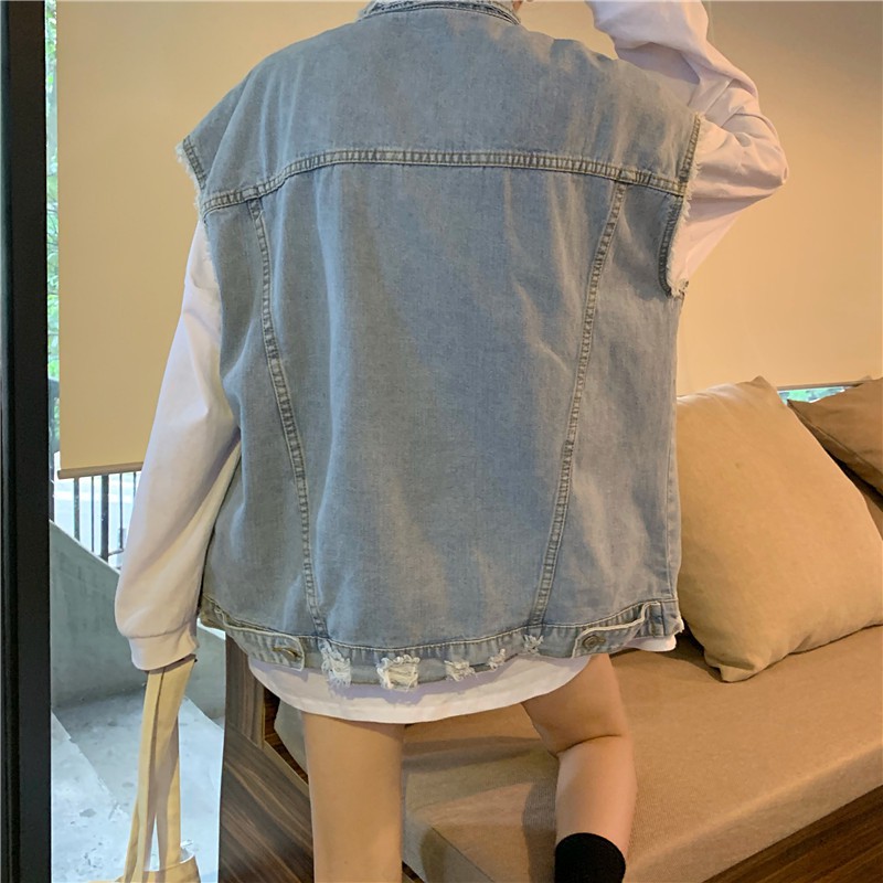 Áo khoác Denim thời trang hàn quốc cá tính | BigBuy360 - bigbuy360.vn