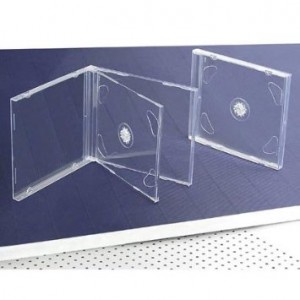 Case CD/ Vỏ CD đôi/ đơn trong suốt có chỗ để bìa - Case để được 2 đĩa.