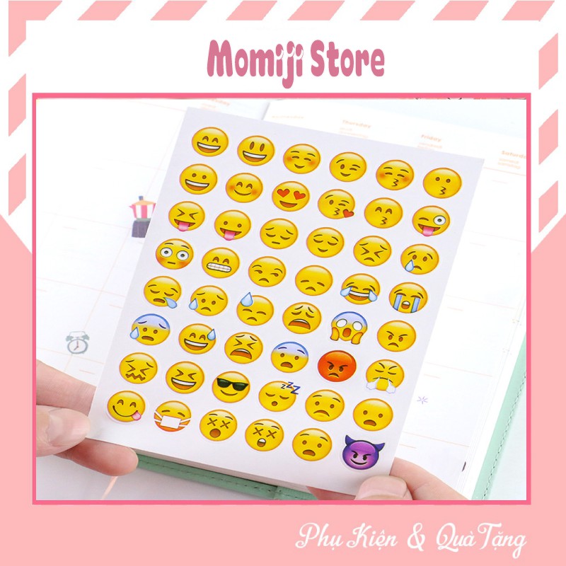 Sticker Trang trí Emoji nguồn hàng buôn sỉ AOBA