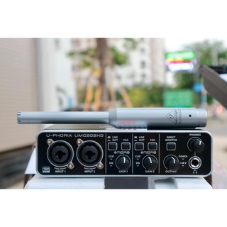 COMBO SOUNDCARD UMC202HD & MIC RTA BEHRINGER ECM8000 DÀNH CHO AE KỸ THUẬT- HỖ TRỢ PHẦN MỀM